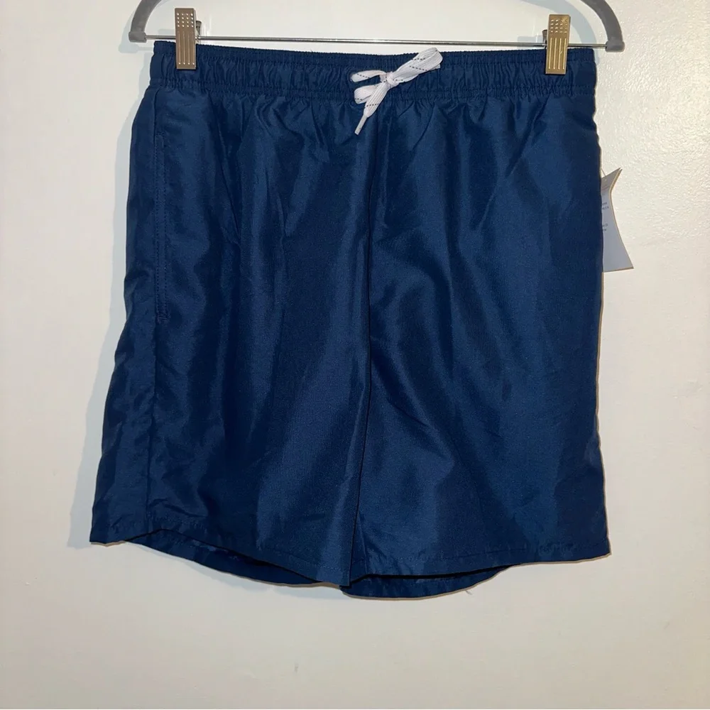 Old Navy Navy Blue & White Swim Trunks size small 🆕
